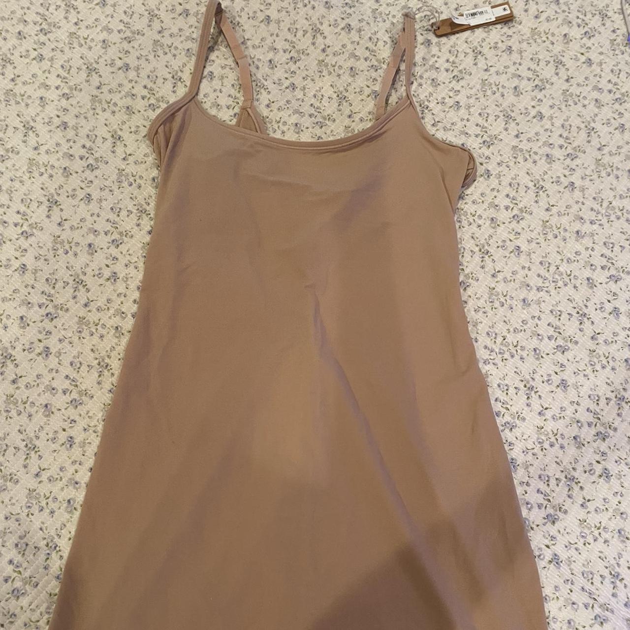 Mini dress Skims Brown size S International in Polyester - 41669885