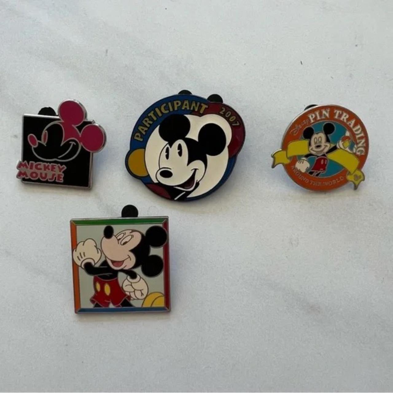 Disney Mickey Mouse Trading Pin Lot of 4 Pins - Depop