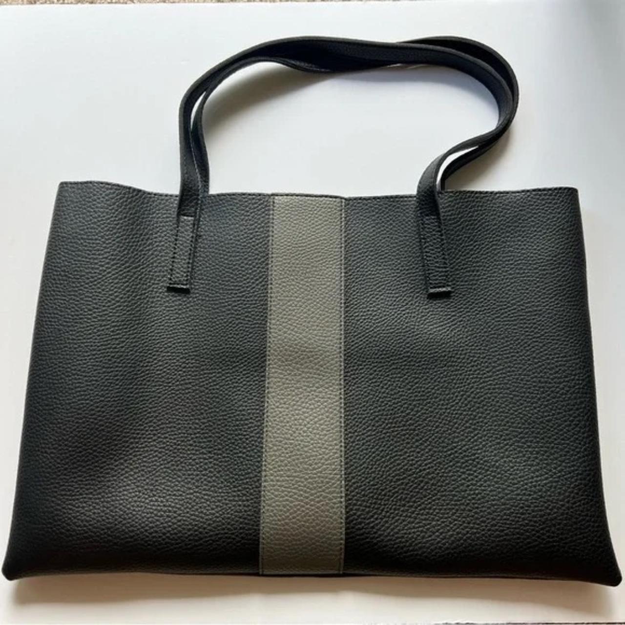 Vince camuto black and grey tote sale