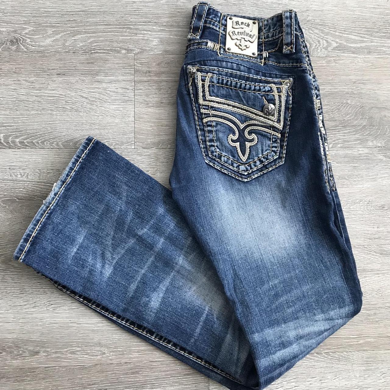 Rock Revival Men Bootcut Jeans •Size... - Depop