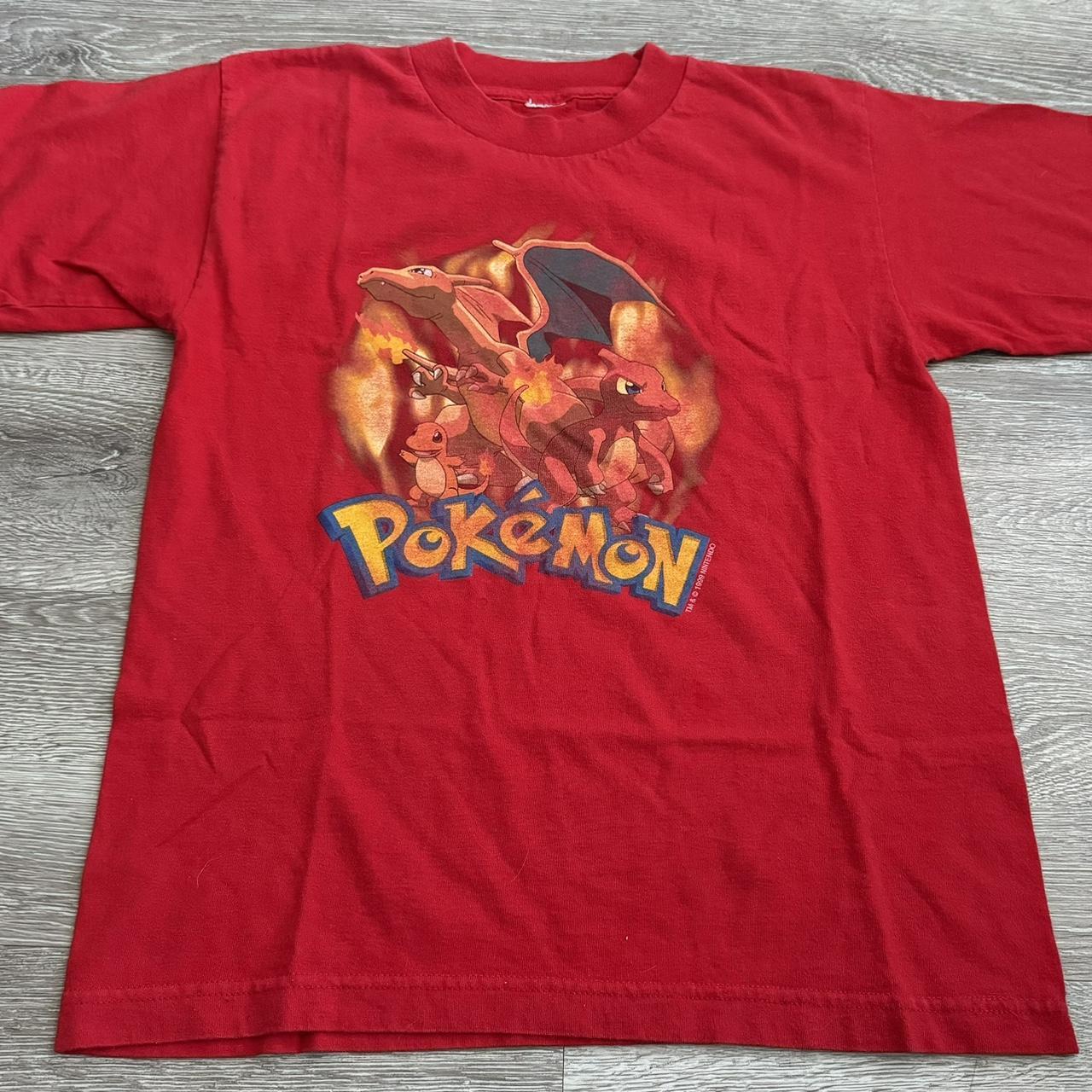 Vintage shops Pokémon Charizard T-Shirt Boys 7