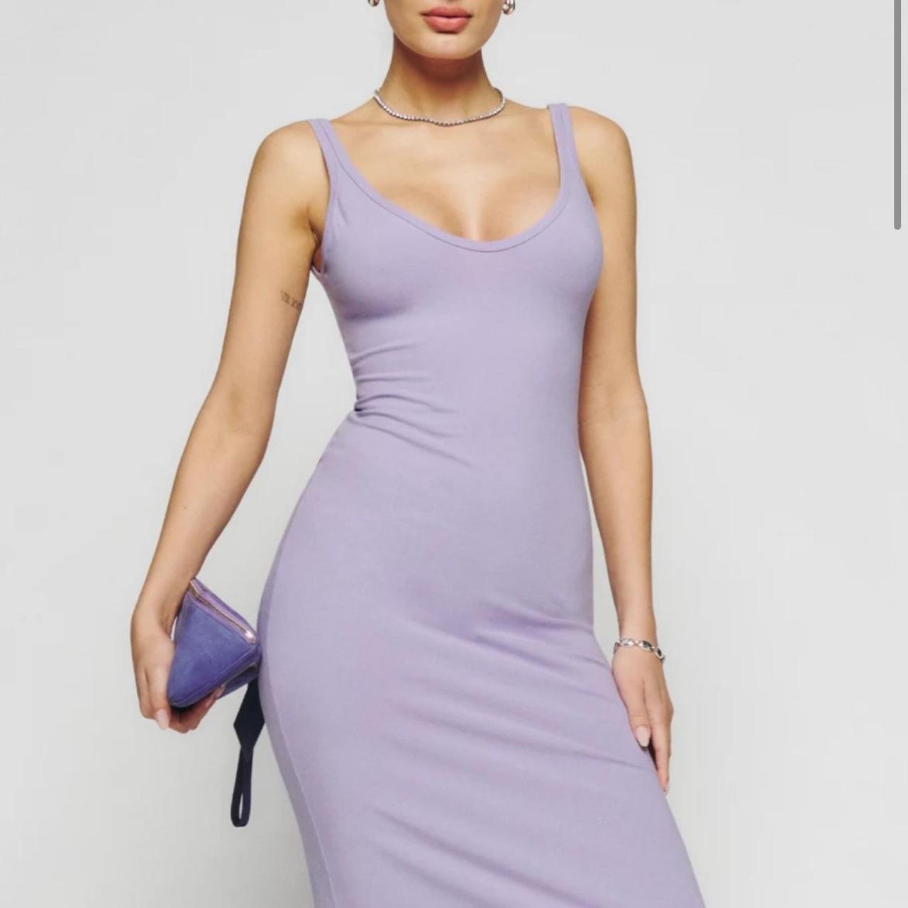 Purple best sale reformation dress