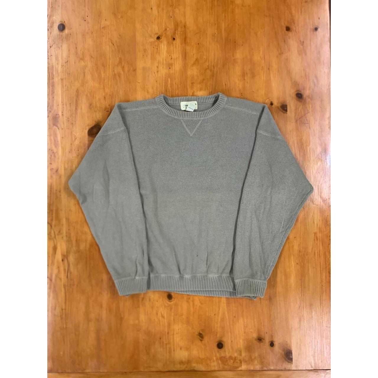 Vintage Eddie Bauer Tan Knit Sweater Used Condition Depop