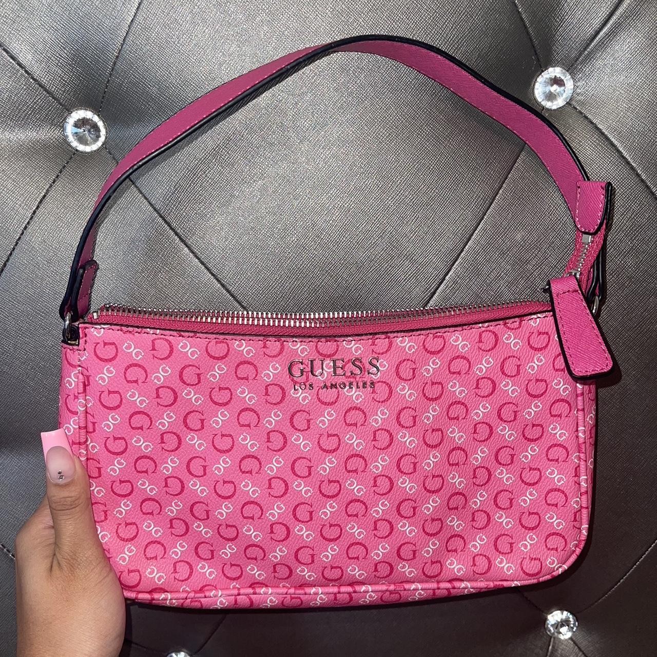 Genuine Pink Guess bag , paid £190 for this - Depop