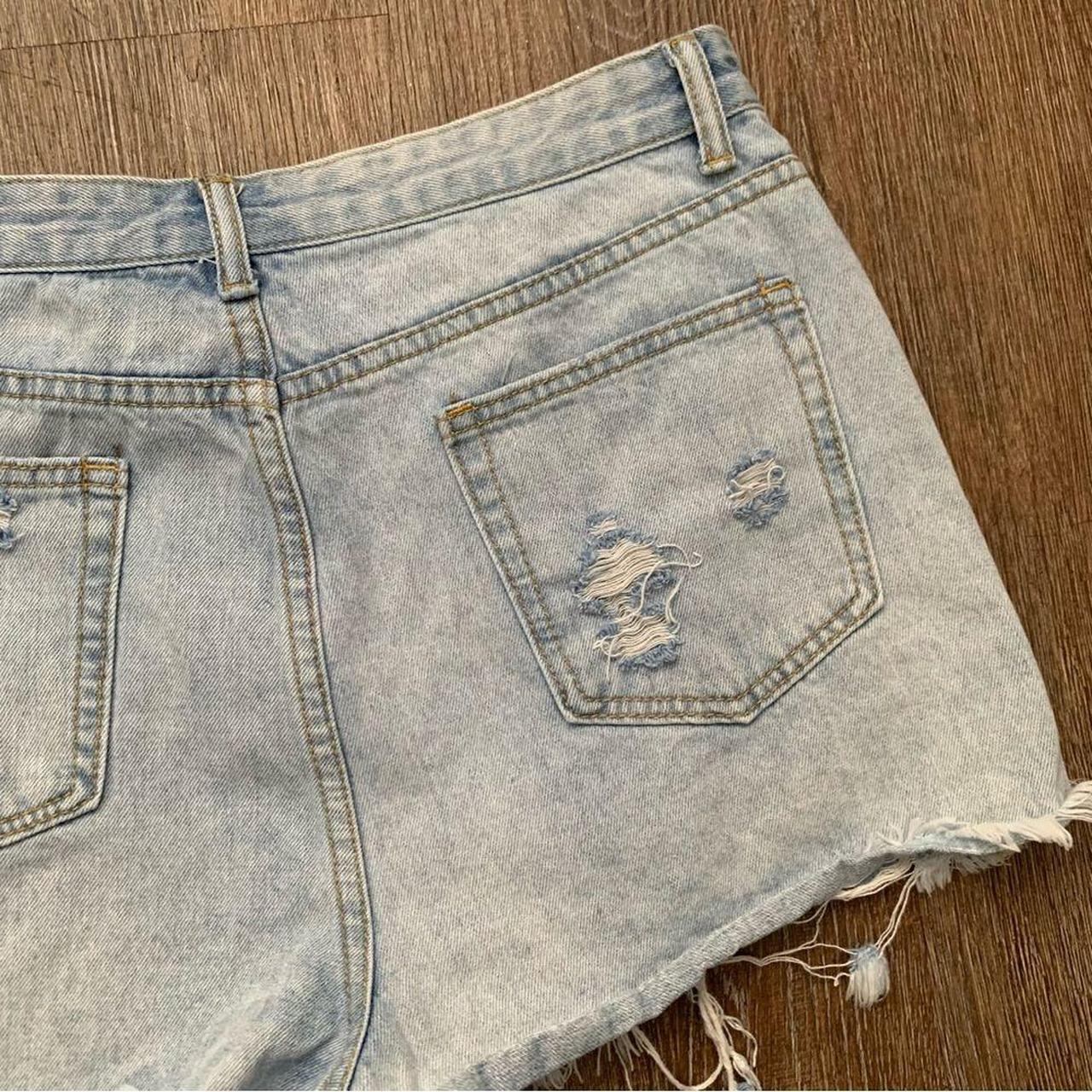 Source Unknown Women's Shorts - Blue - L – Size L… - image 6