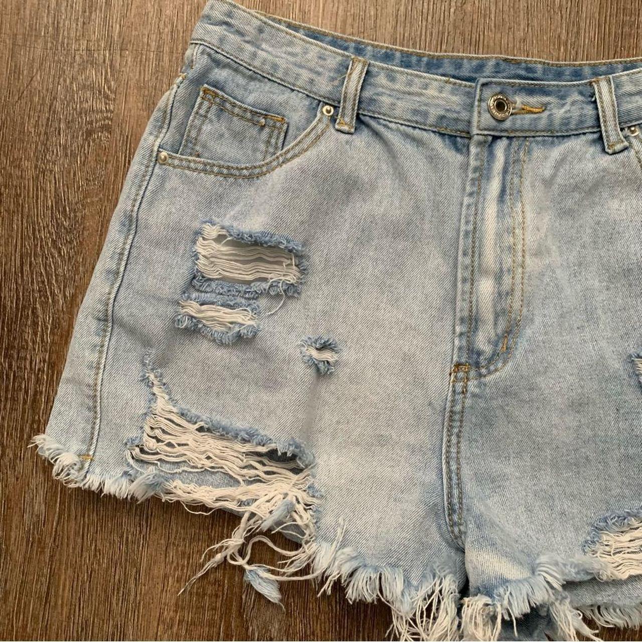 Source Unknown Women's Shorts - Blue - L – Size L… - image 2