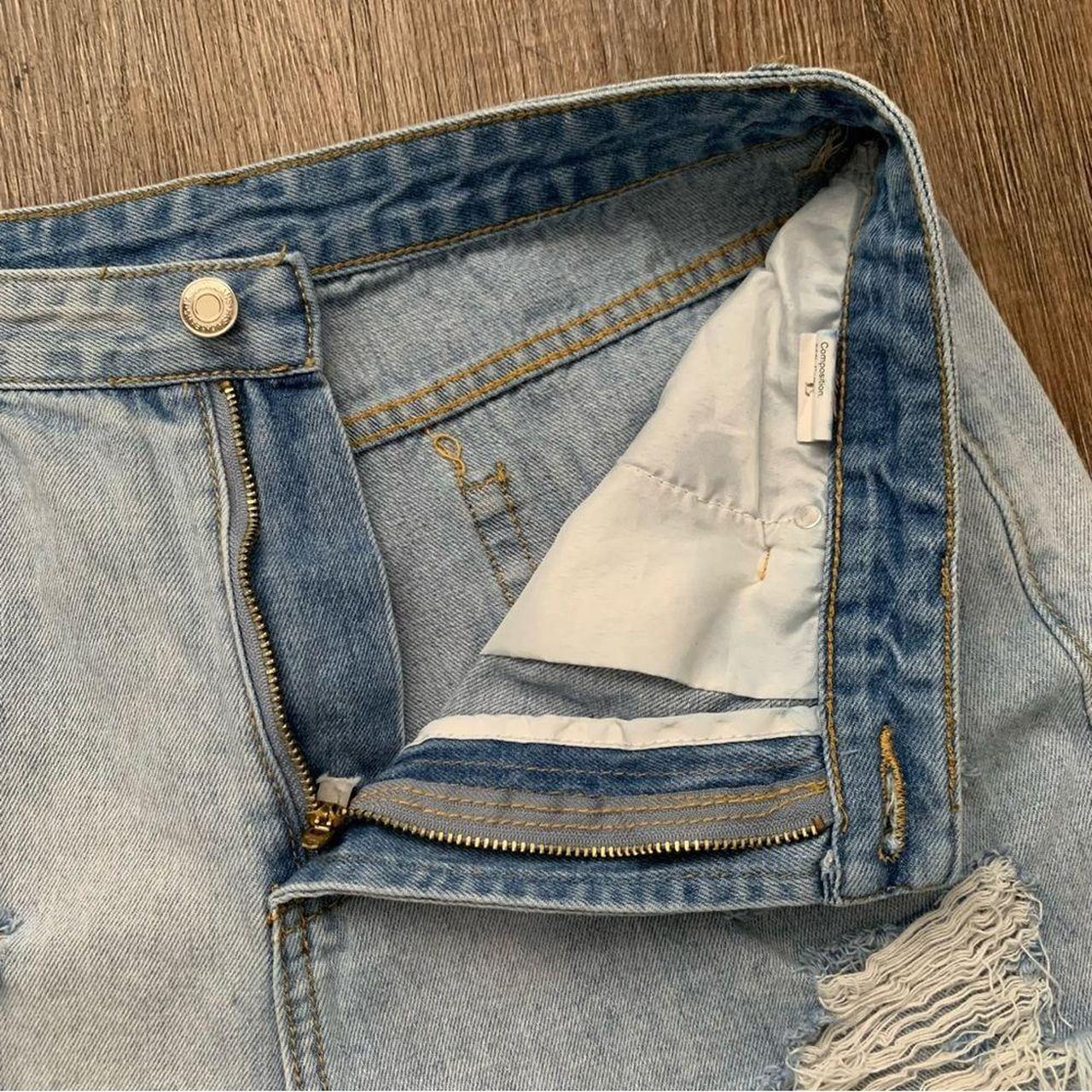 Source Unknown Women's Shorts - Blue - L – Size L… - image 3