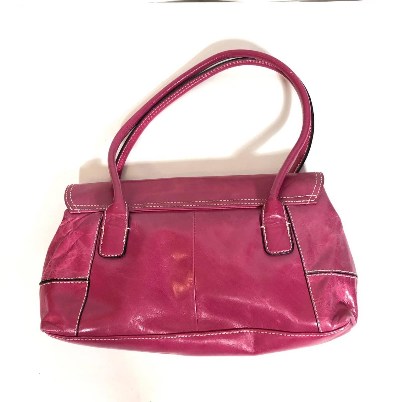 Giani Bernini Red & Black, Genuine Leather Handbag