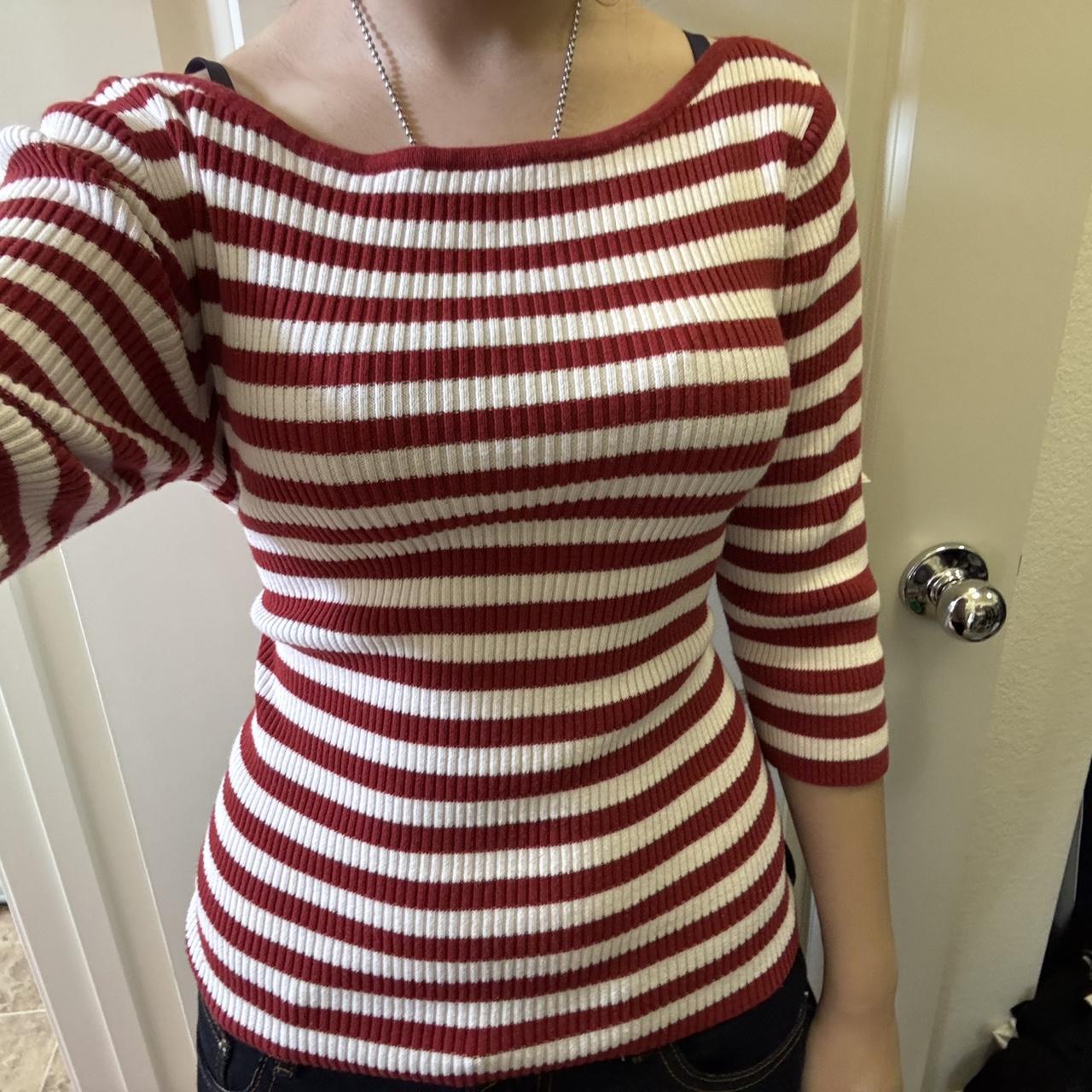 Brandy Melville Women's Shirt Multi/Red One size – brandy