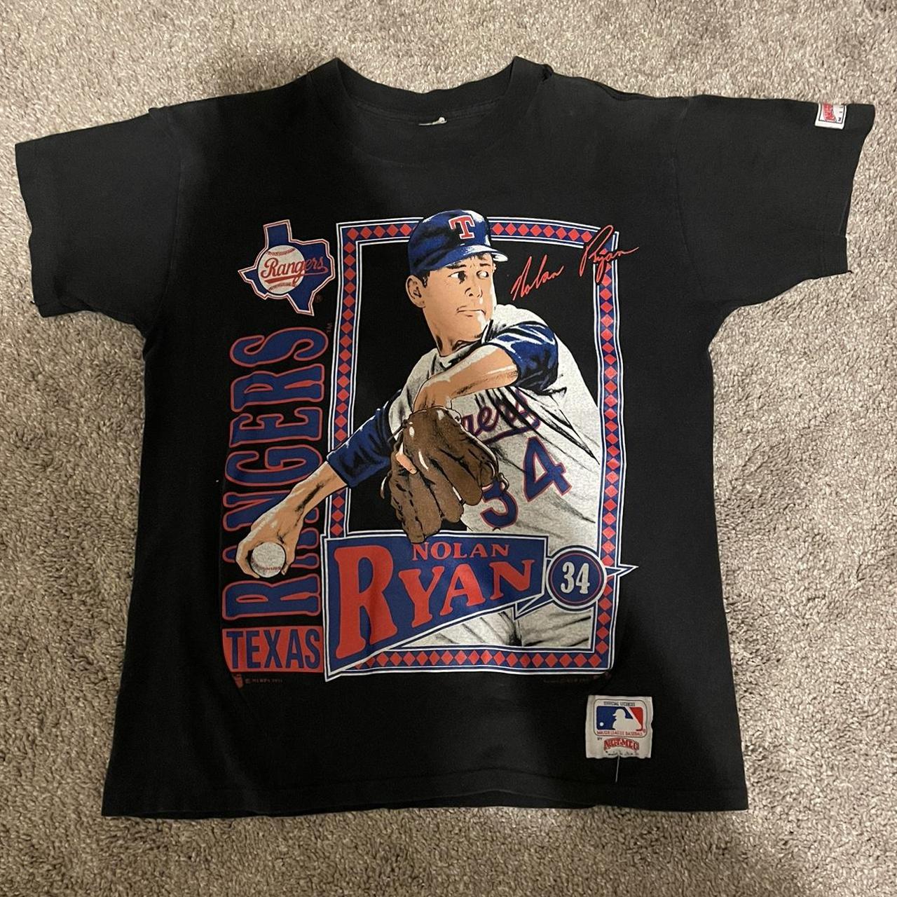 Texas Rangers 1998 Nutmeg Vintage Tee Condition: - Depop