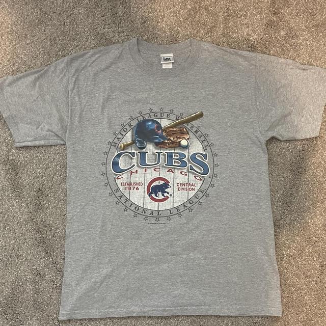 Vintage Chicago Cubs 3/4 Sleeve Shirt Youth Boys - Depop