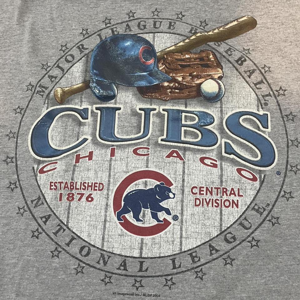 Vintage Chicago Cubs 3/4 Sleeve Shirt Youth Boys - Depop