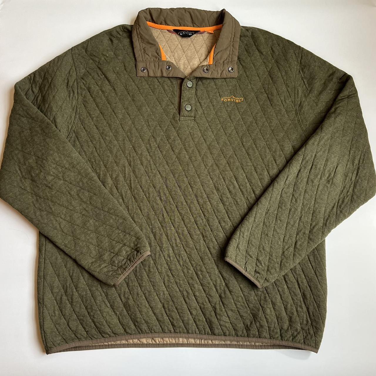 Orvis quilted online pullover