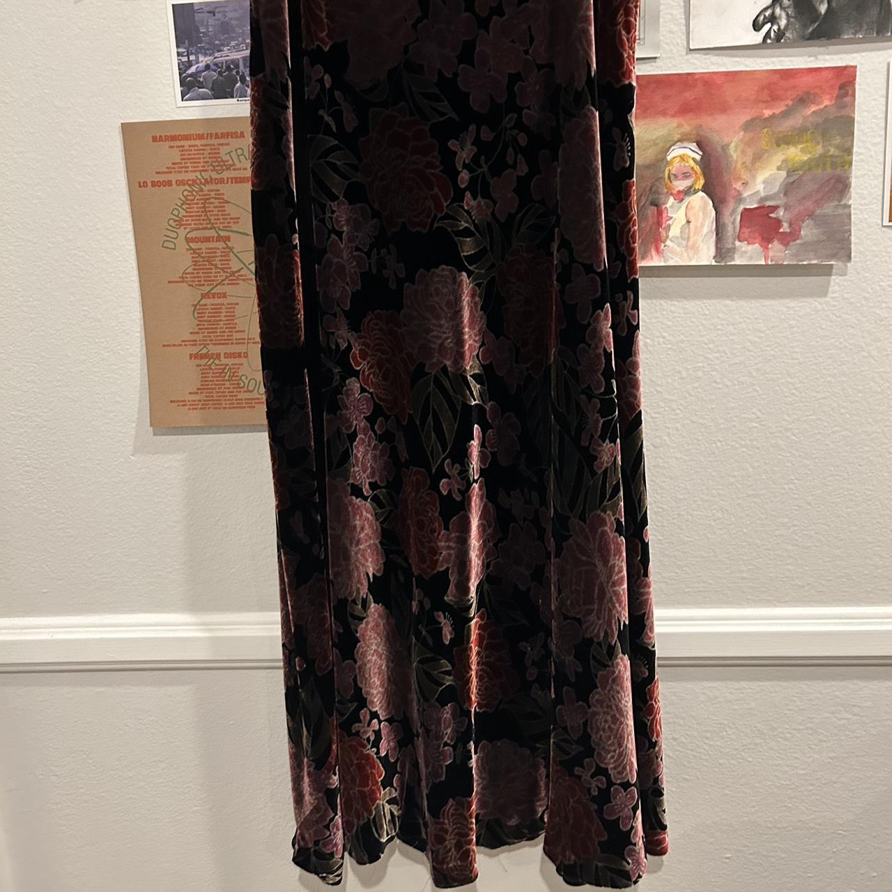 Ann Taylor Women's Black and Pink Skirt (2)
