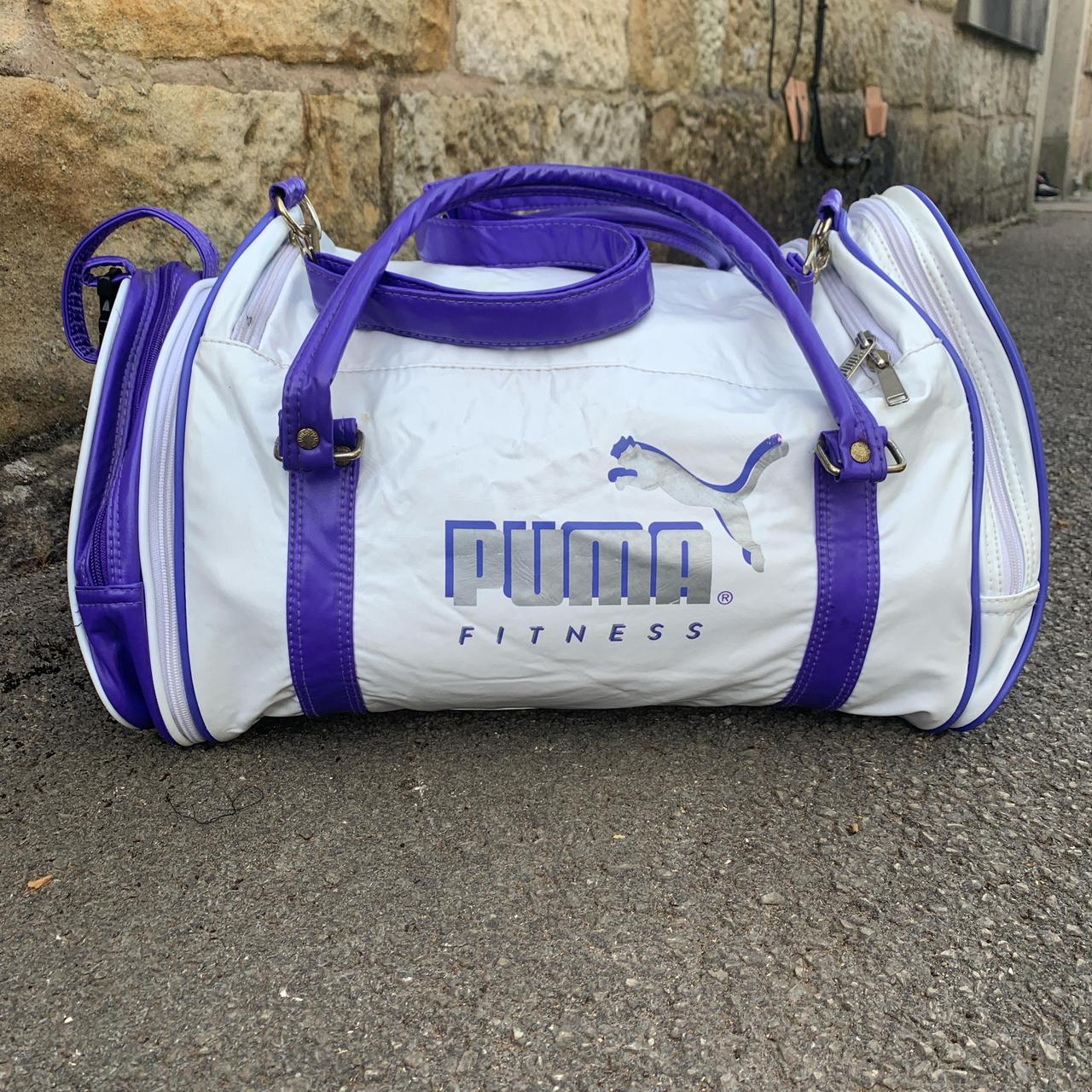 Puma gym bag white on sale