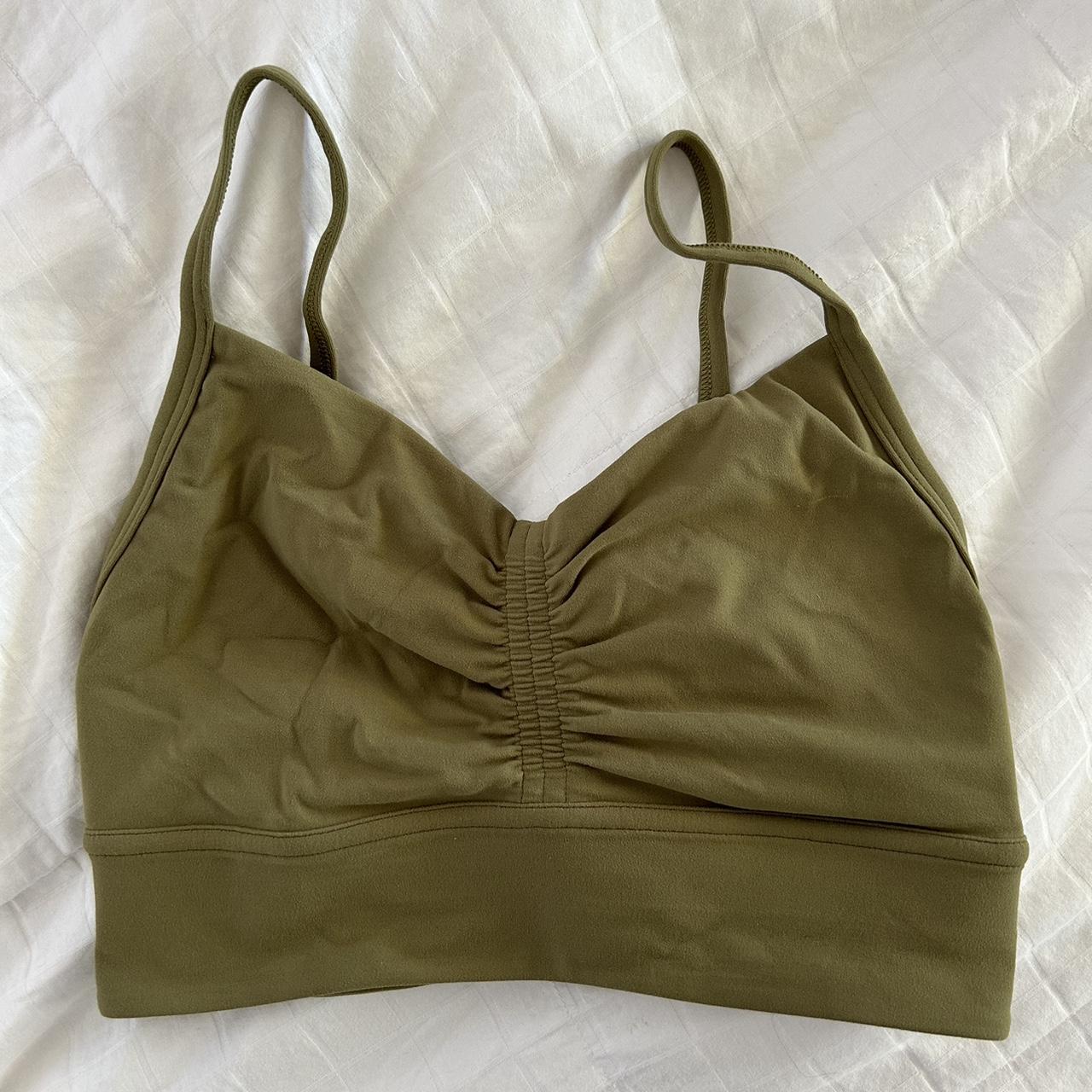 Lululemon Nulu Front-Gather Yoga Bra Size Lululemon - Depop