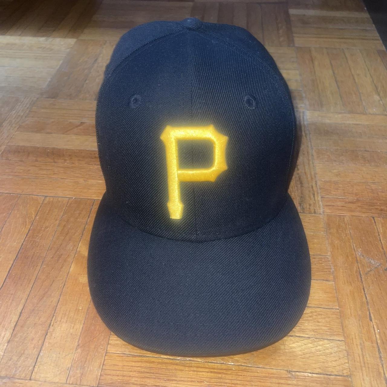 New Era 59FIFTY Pittsburgh Pirates Green Bottom Men's Fitted Hat Yellow Yellow-Black / 7 1/8