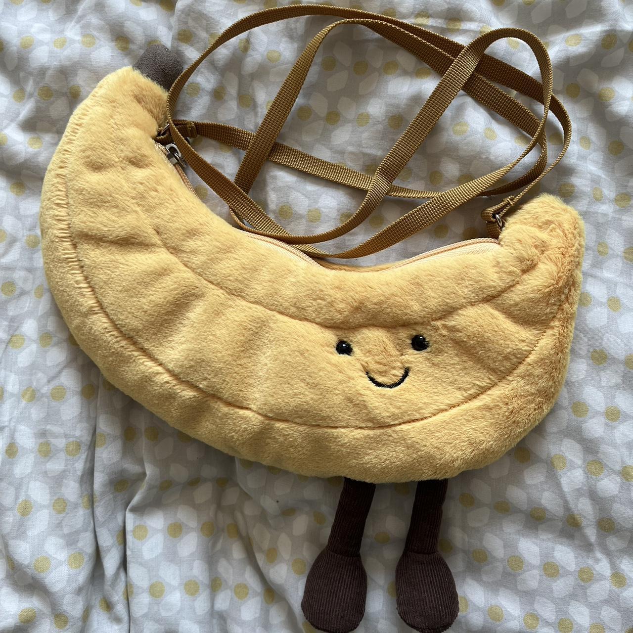 Jellycat Amuseable Banana bag. Worn twice and in - Depop