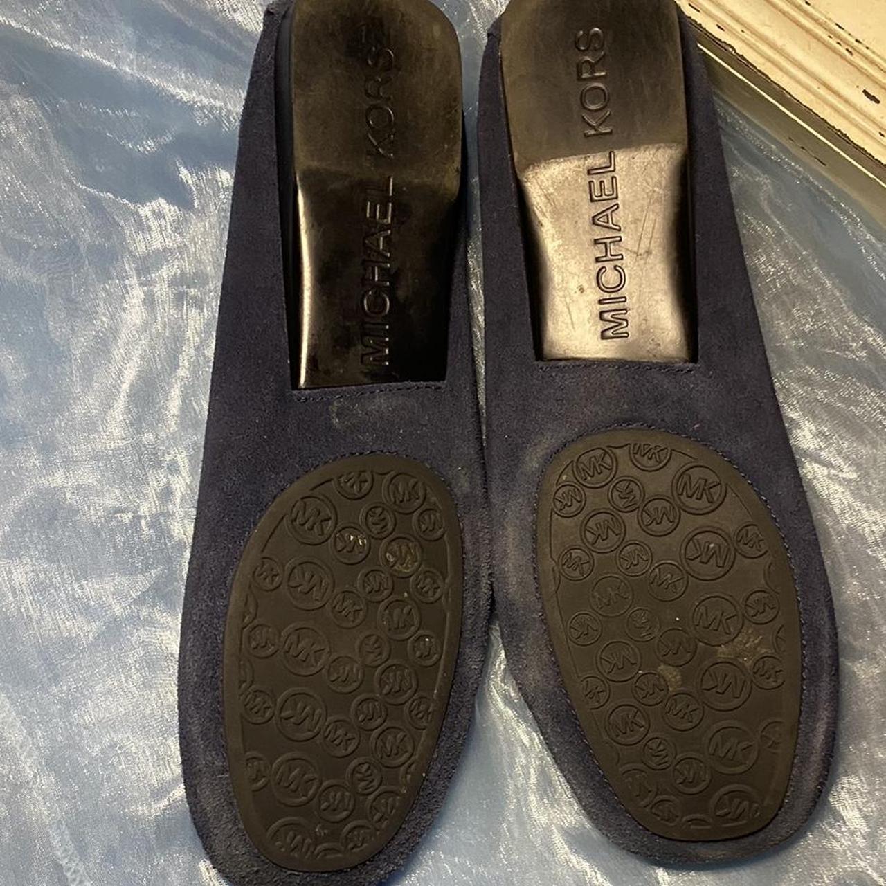 Michael Kors Women's Navy Loafers | Depop