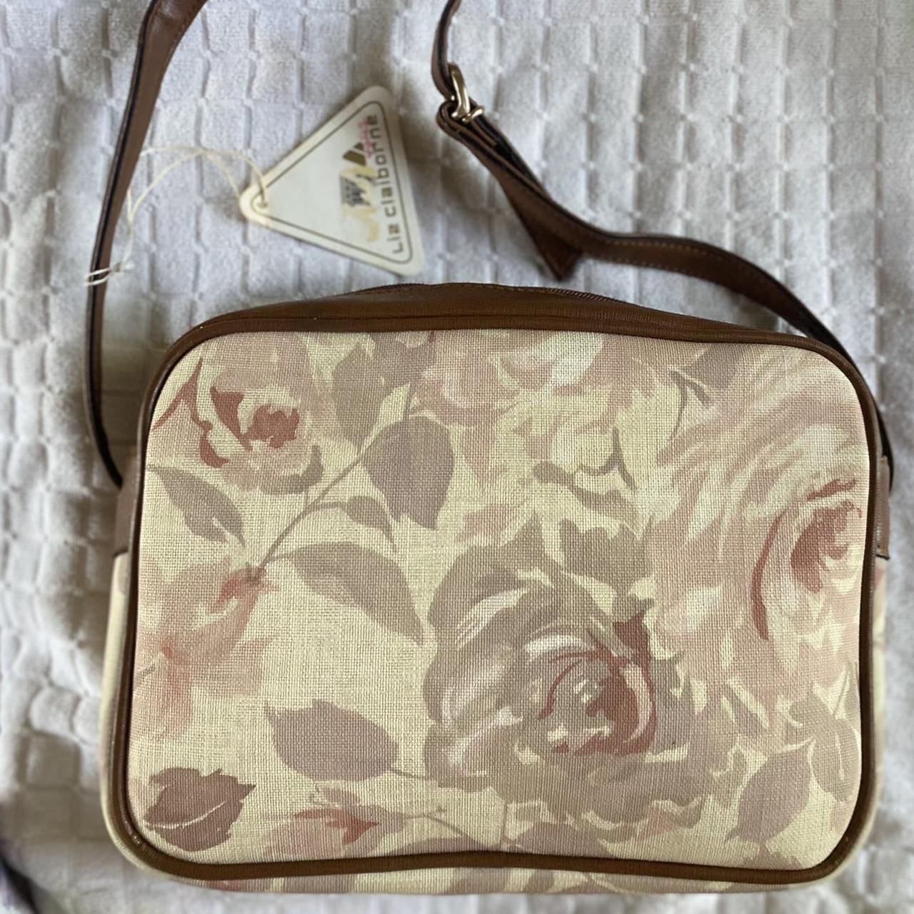 Vintage Liz Claiborne Pink Floral Handbag with Wristlet and Mirror | Floral  handbags, Handbag, Liz claiborne