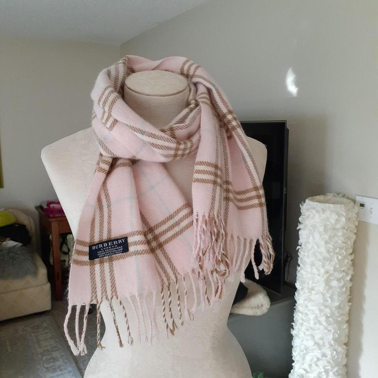 Vintage Burberry London 100 cashmere scarf PRICE. Depop