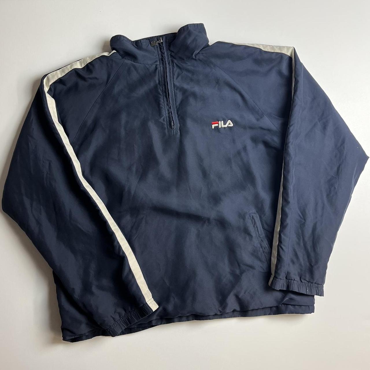 Fila Men's Navy Jacket | Depop