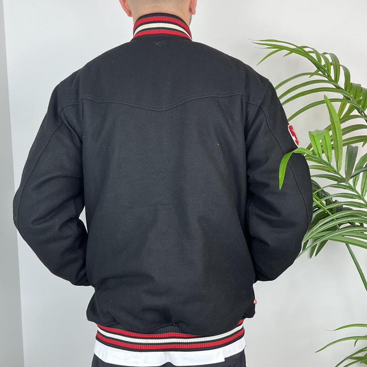 ジャケット・アウター 00s rocawear wool jacket kandy town IO Vintage Y2K Rocawear Zip-up Track Jacket Black Men's Sz.xxl