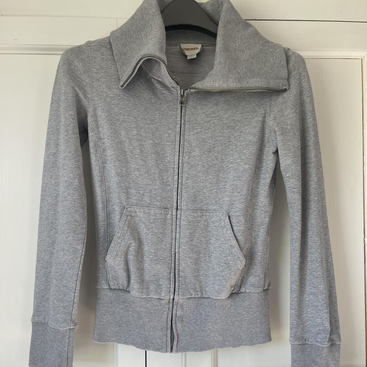 Diesel Women's Grey Jacket | Depop