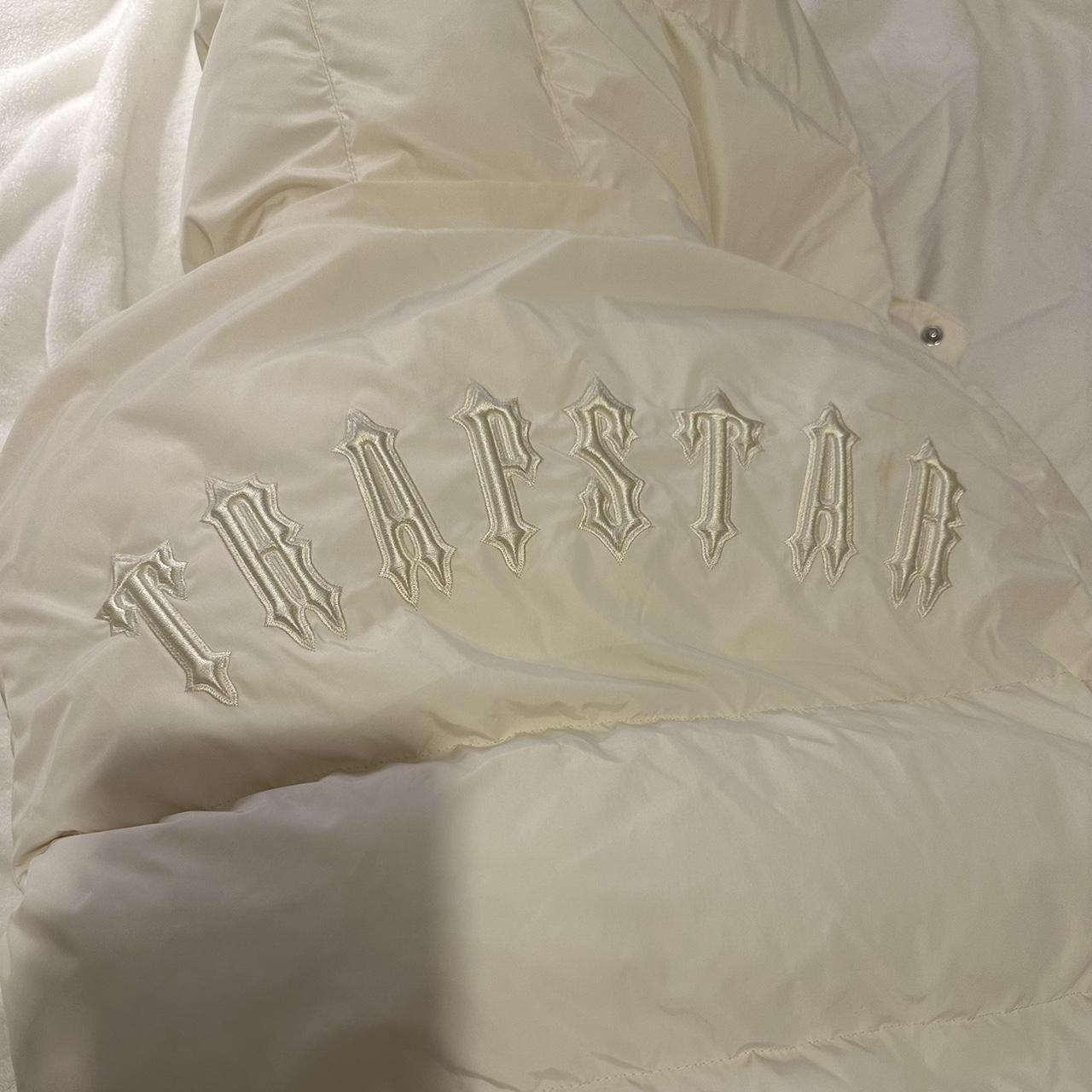 Cropped cream trapstar jacket!!! Size small, worn... Depop