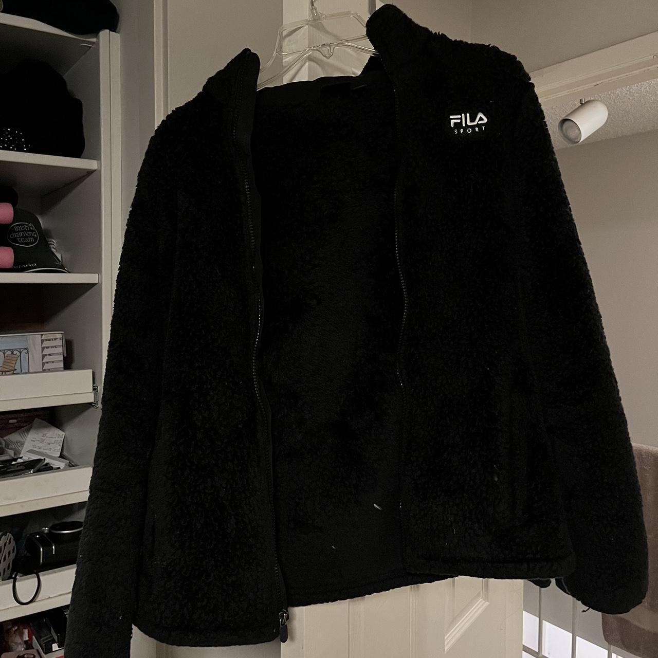 Fluffy Fila Jacket super cute super warm Just