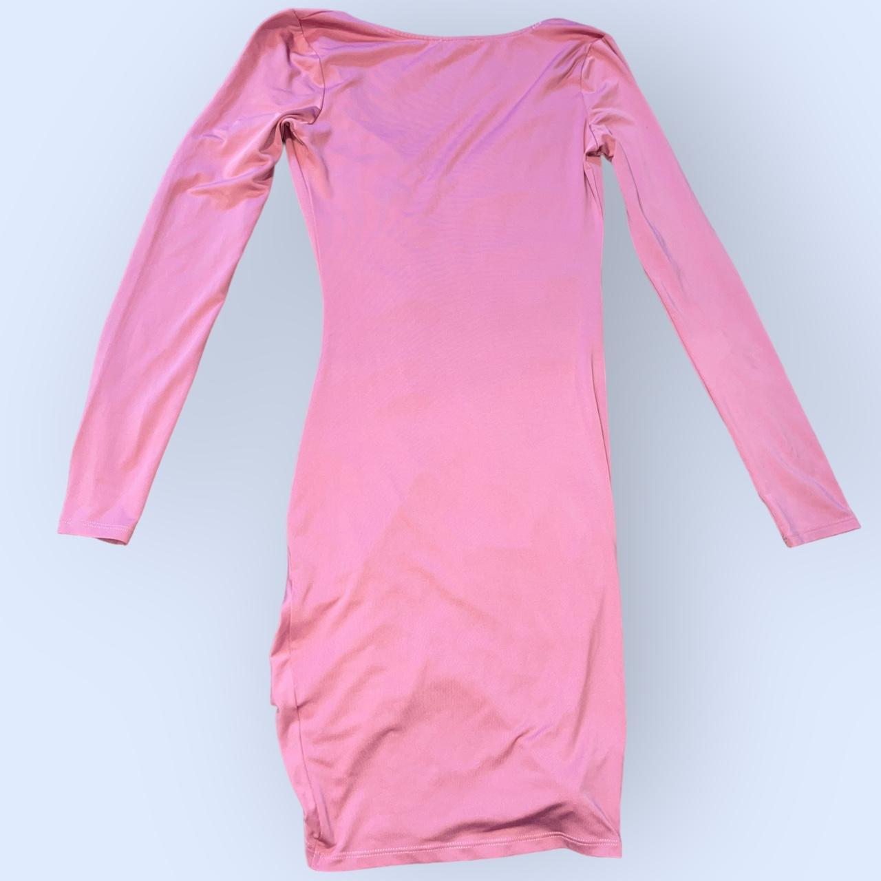 Fashion Nova Women's Pink Dress Depop