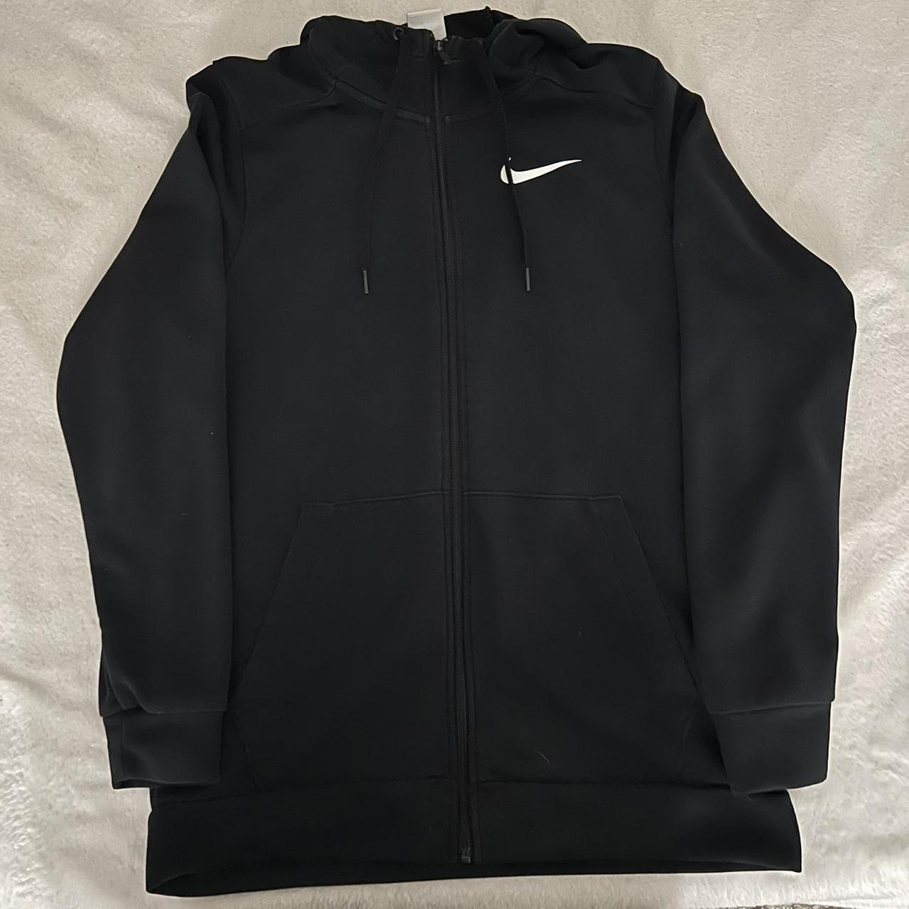 mens nike sweater black