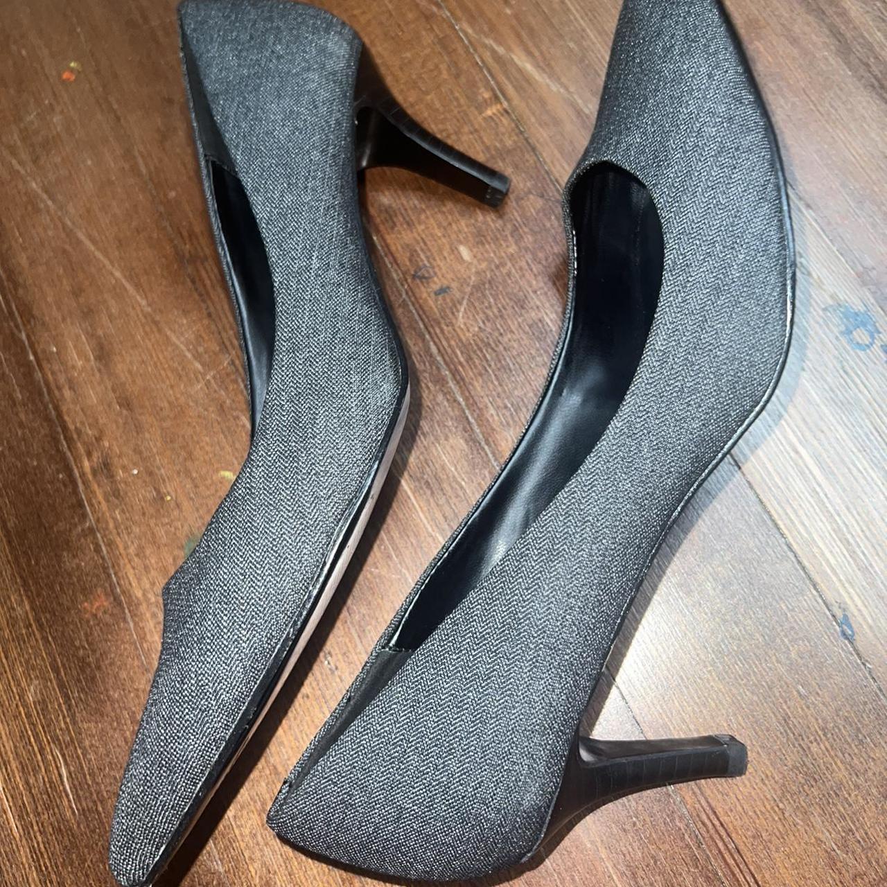 Nine west grey sales heels