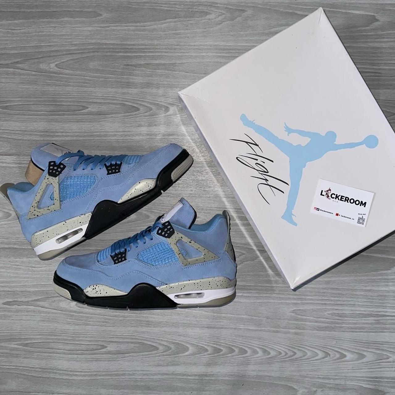 footlocker university blue jordan 4
