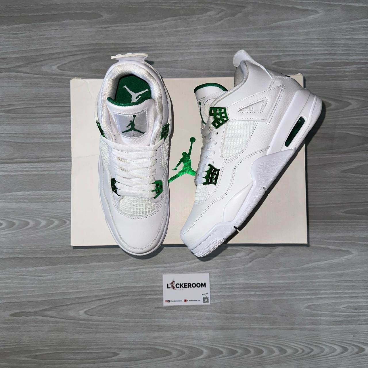 women's air jordan 4 lucid green