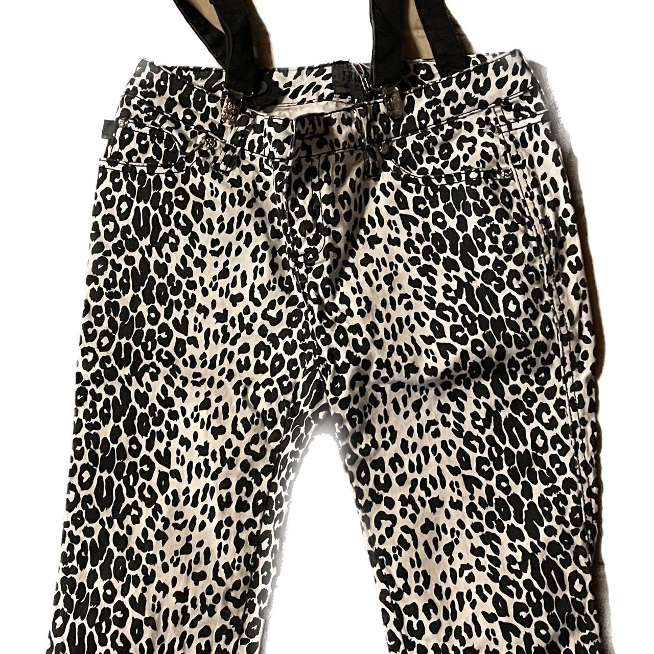Tripp nyc leopard print suspender pants. These are... - Depop