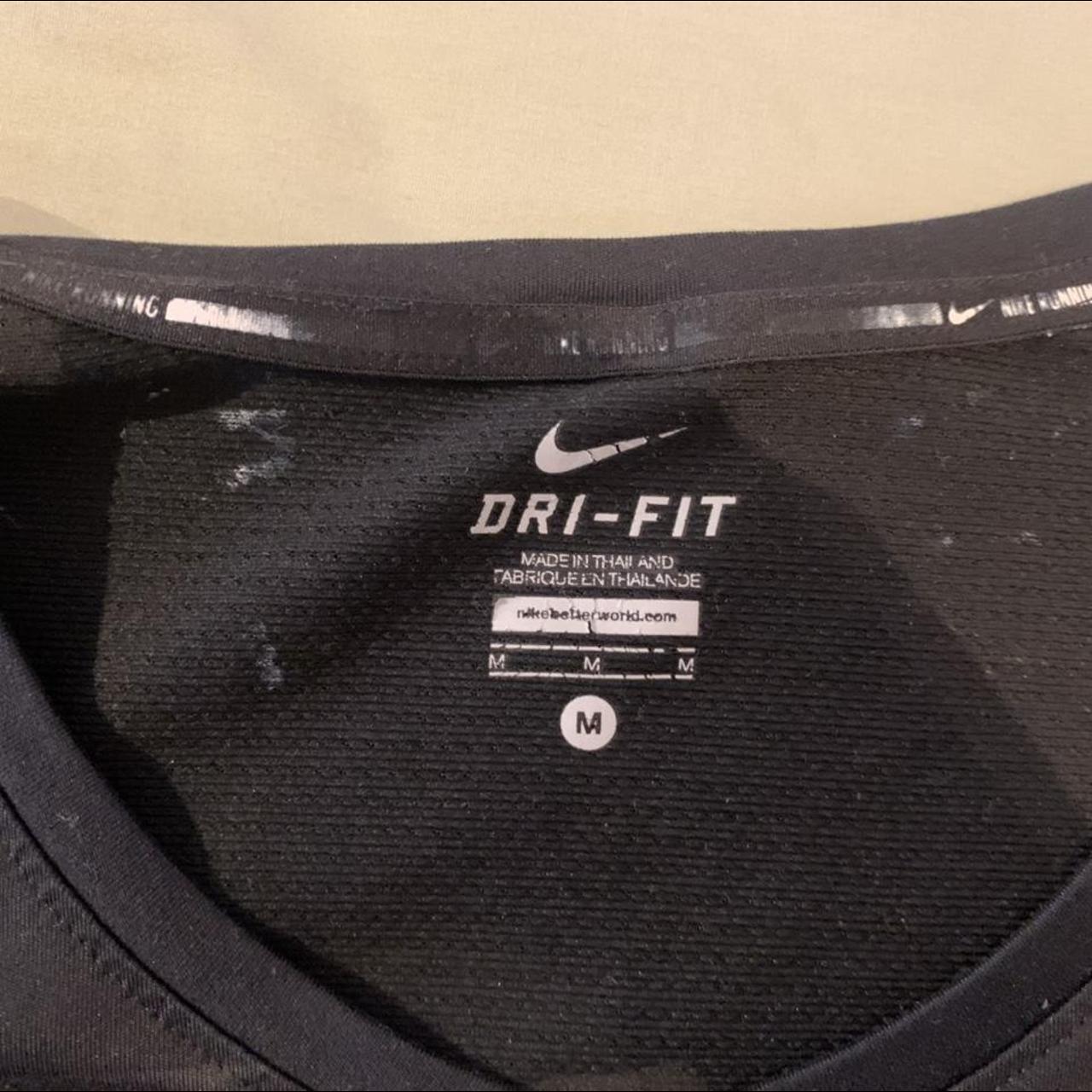 Nike Dri-fit black T-shirt #nike #drifit #sport #black - Depop