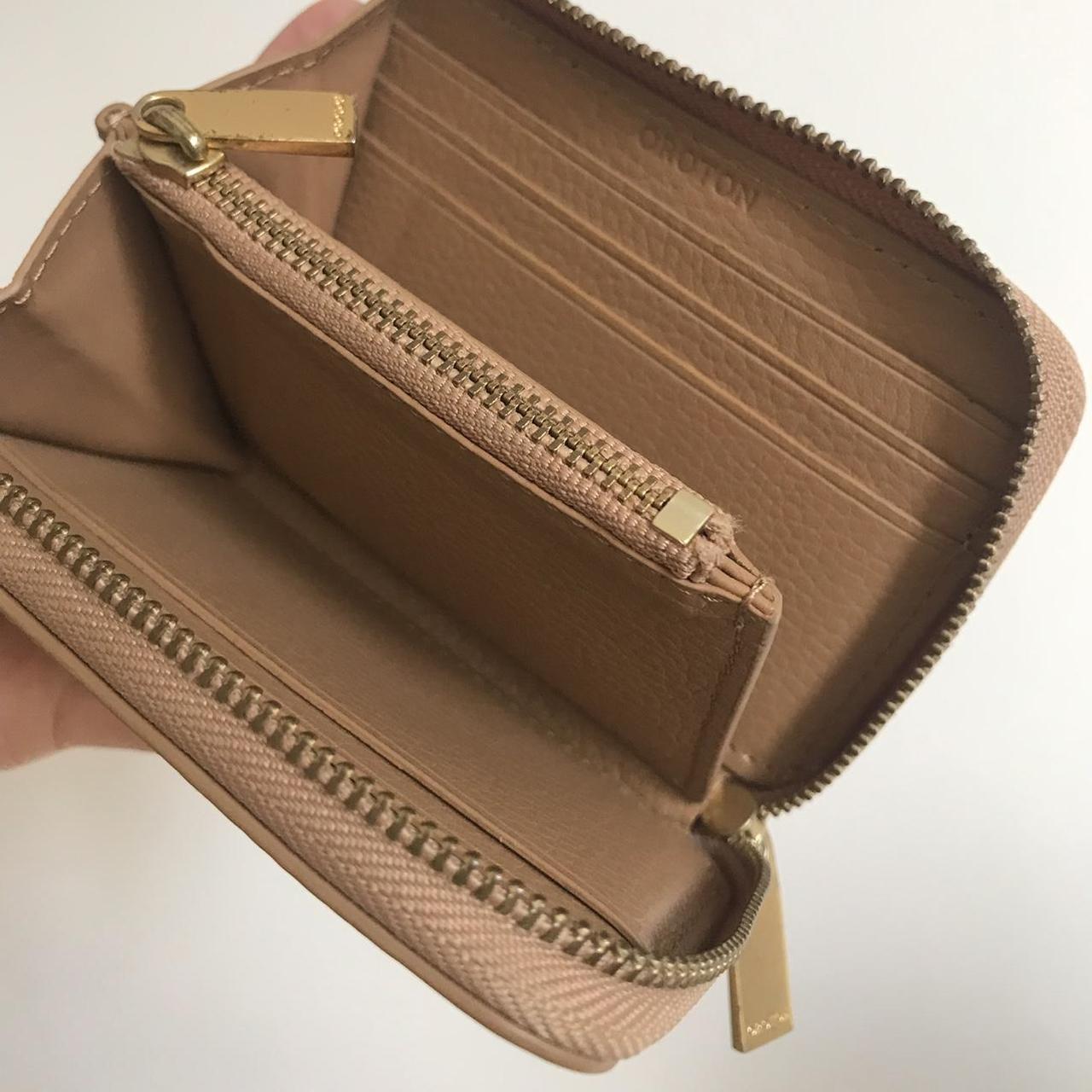 Oroton pebble leather zip wallet,... Depop