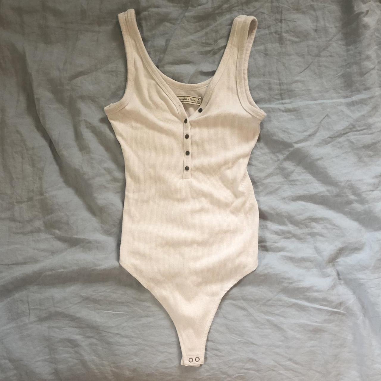 abercrombie & fitch bodysuit, super flattering, size... - Depop