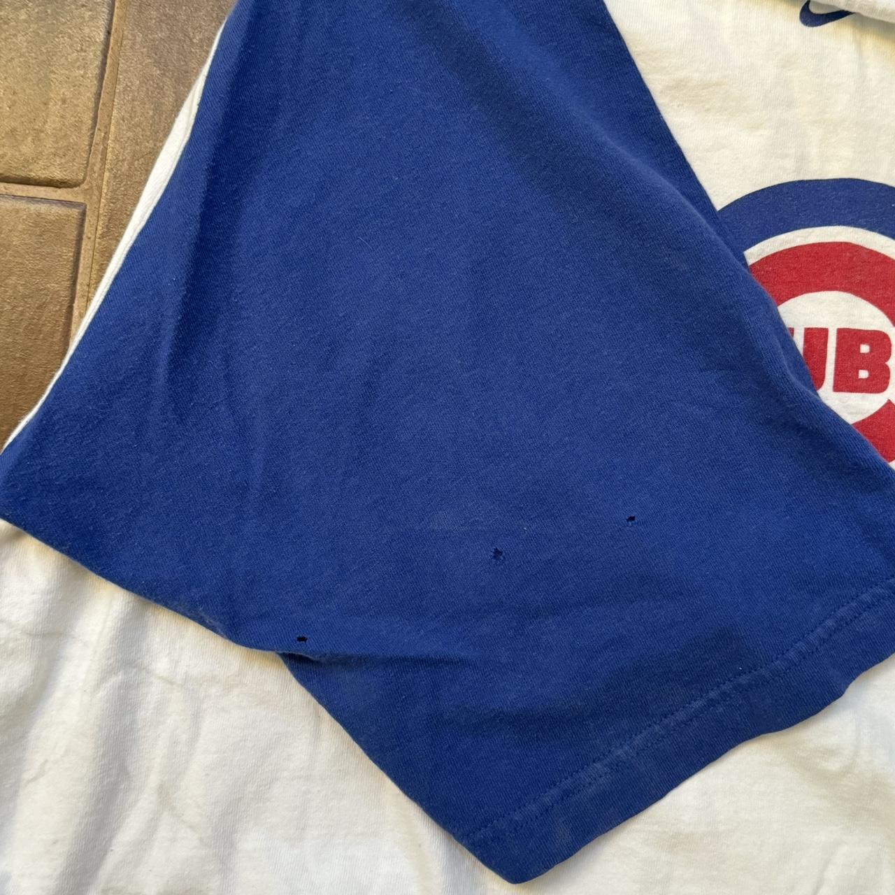 Vintage Nike MLB Chicago Cubs center swoosh shirt... - Depop