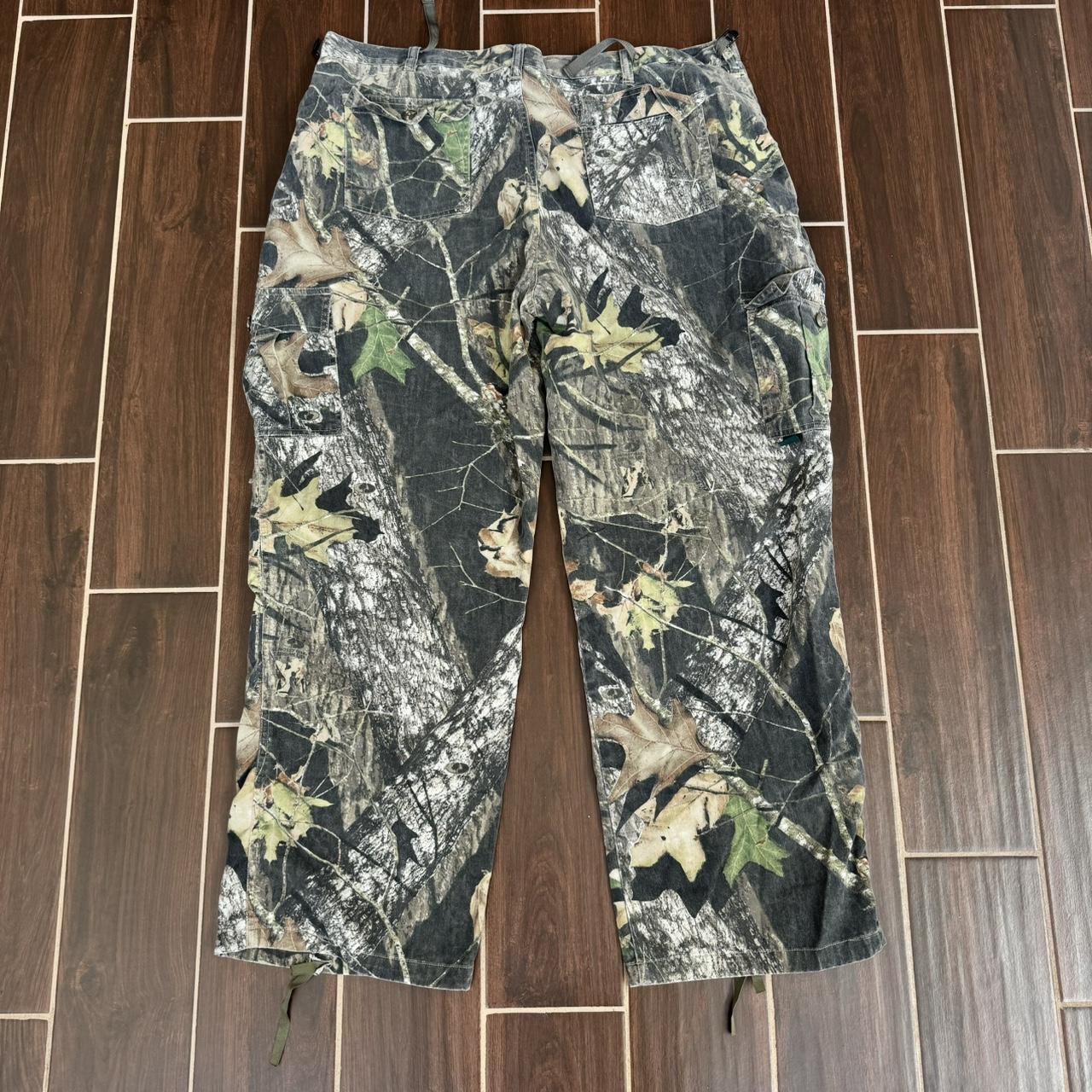 Vintage Mossy Oak Camo Cargo Pants Size 44x30 - Depop