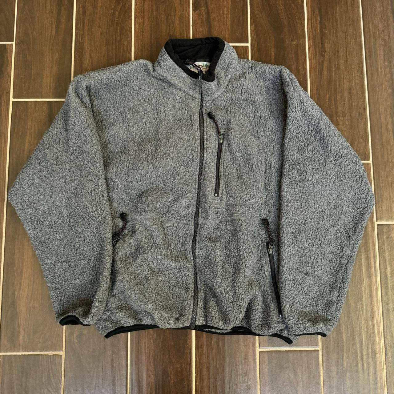 Vintage 90s EMS Made In USA Full zip Sherpa jacket... - Depop