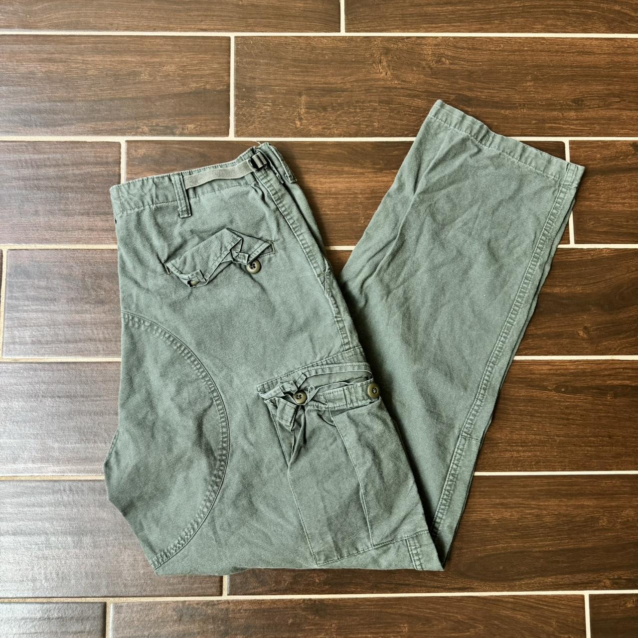 Men's 42 Waist Green True Nation Cargo - Depop