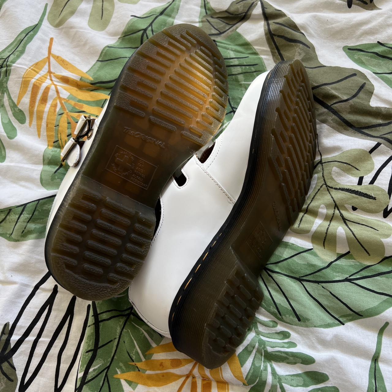 White Doc Marten Mary Janes, only worn a handful of... - Depop