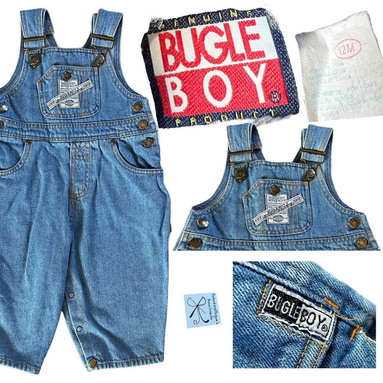 Bugle Boy Blue Dungareesoveralls Depop