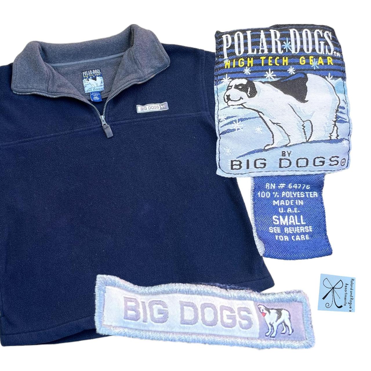 Polar Dogs High Tech Gear by Big Dogs 3/4 2024 Zip Pullover Men's Sz S