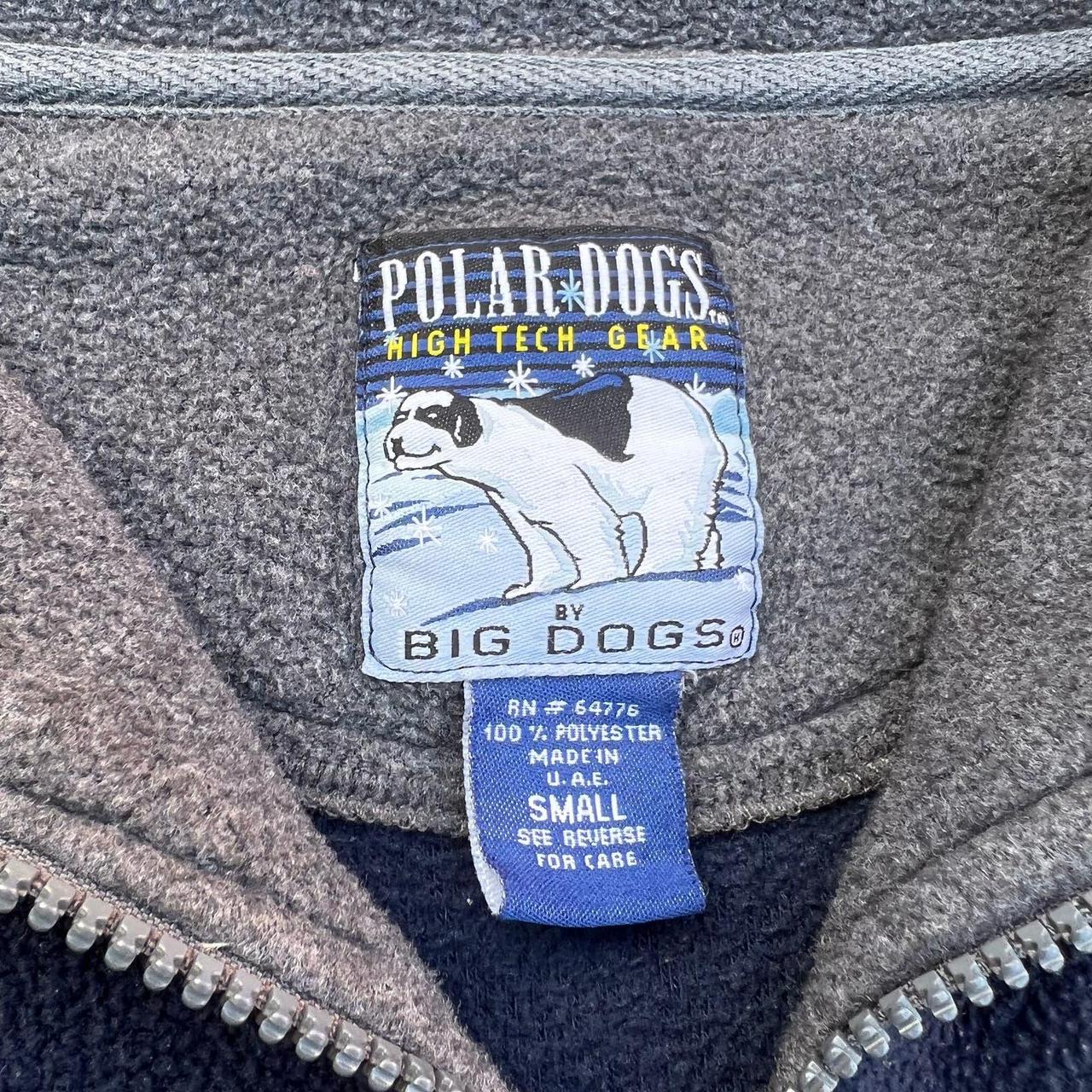 Polar Dogs High Tech Gear by good Big Dogs 3/4 Zip Pullover Men's Sz S