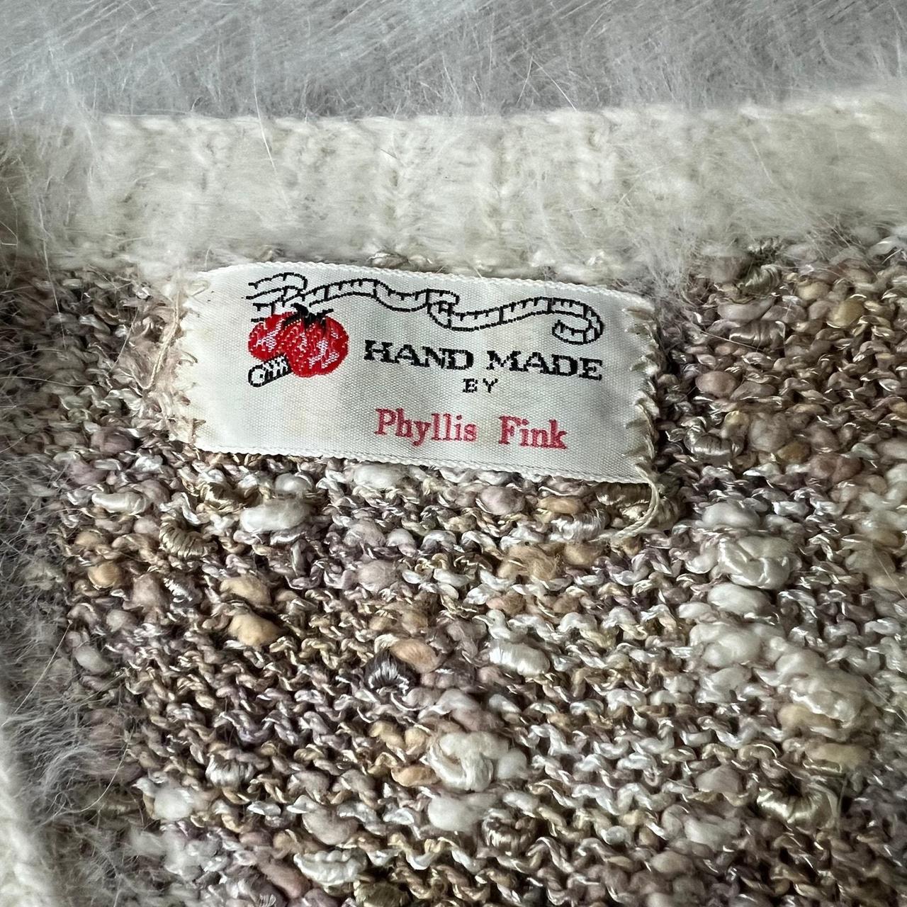 Source Unknown Women's Sweater - White/Brown - S … - image 5