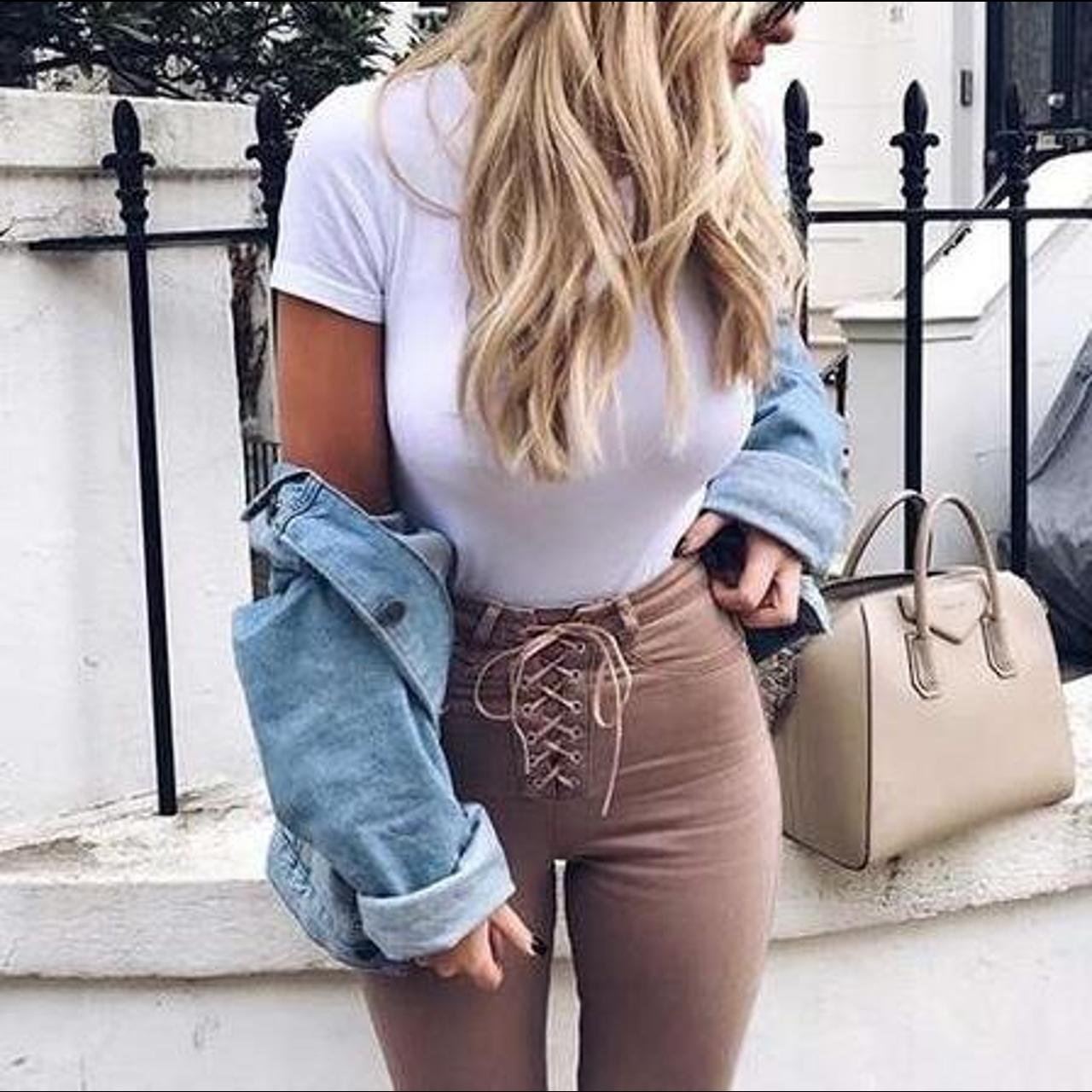 Women's Tan Jeans | Depop