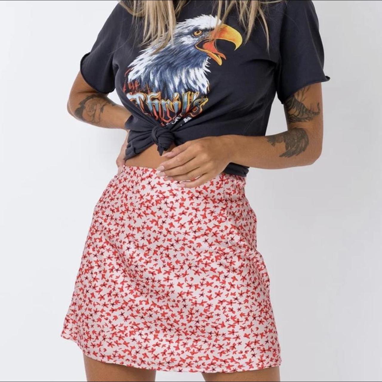 princess polly Joan mini skirt. Cute pink skirt with... Depop